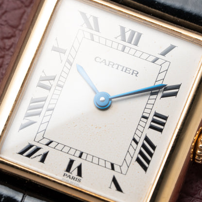 Cartier Tank Louis Paris Dial 18K Yellow Gold Ref. 78086 from 1970s