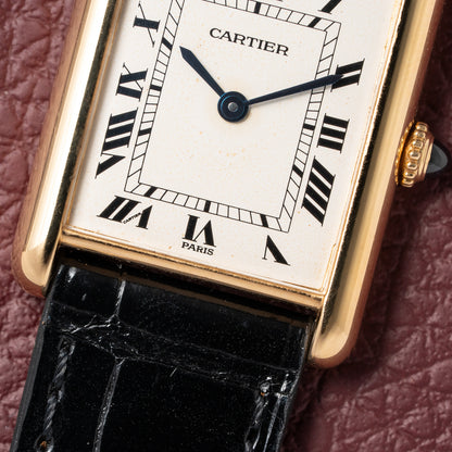 Cartier Tank Louis Paris Dial 18K Yellow Gold Ref. 78086 from 1970s