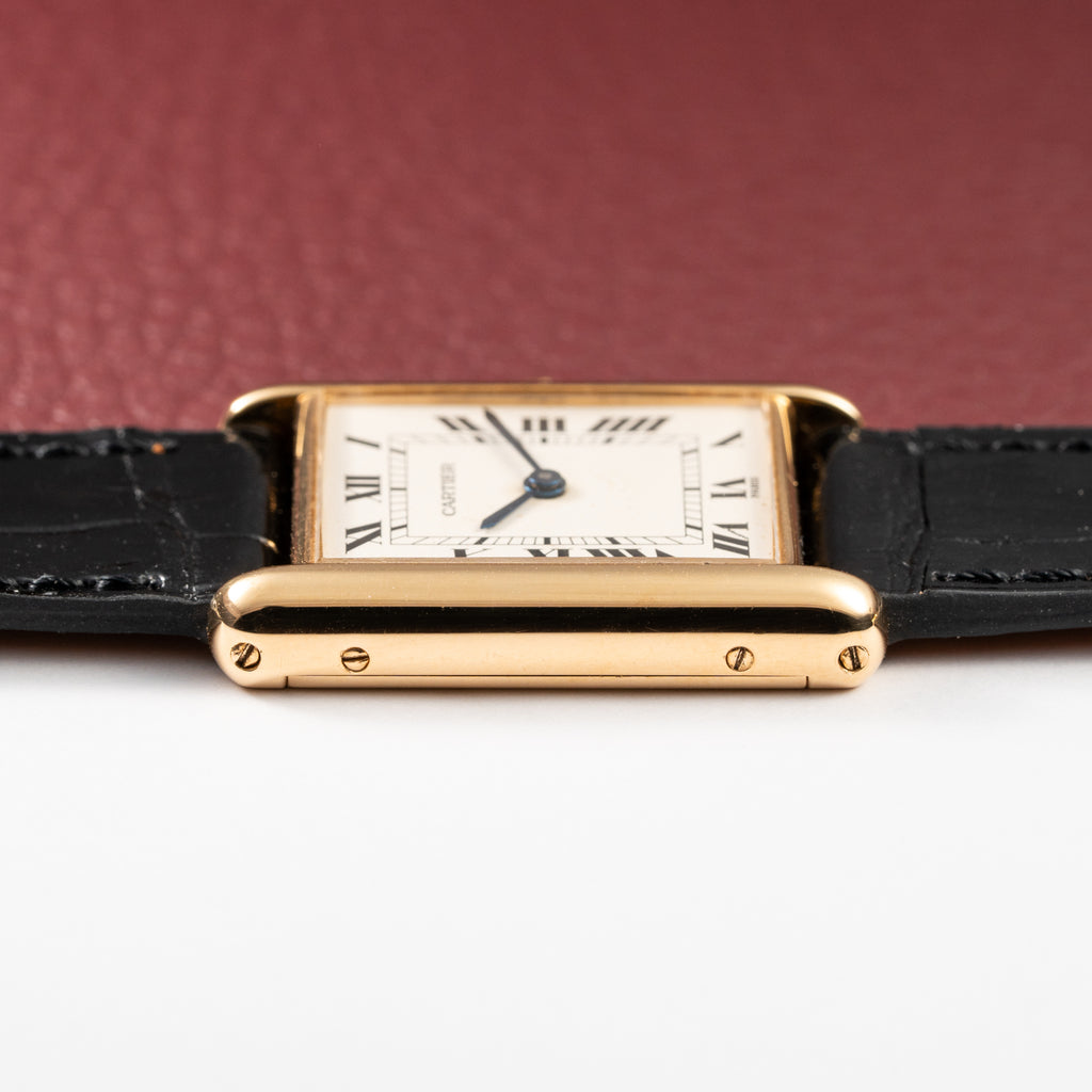 Cartier Tank Louis Paris Dial 18K Yellow Gold Ref. 78086 from 1970s