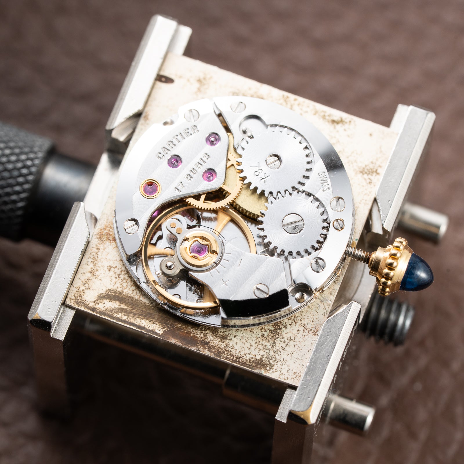 Cartier Tank Louis Paris Dial 18K Yellow Gold Ref. 78086 from 1970s