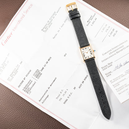 Cartier Tank Louis Paris Dial 18K Yellow Gold Ref. 78086 from 1970s