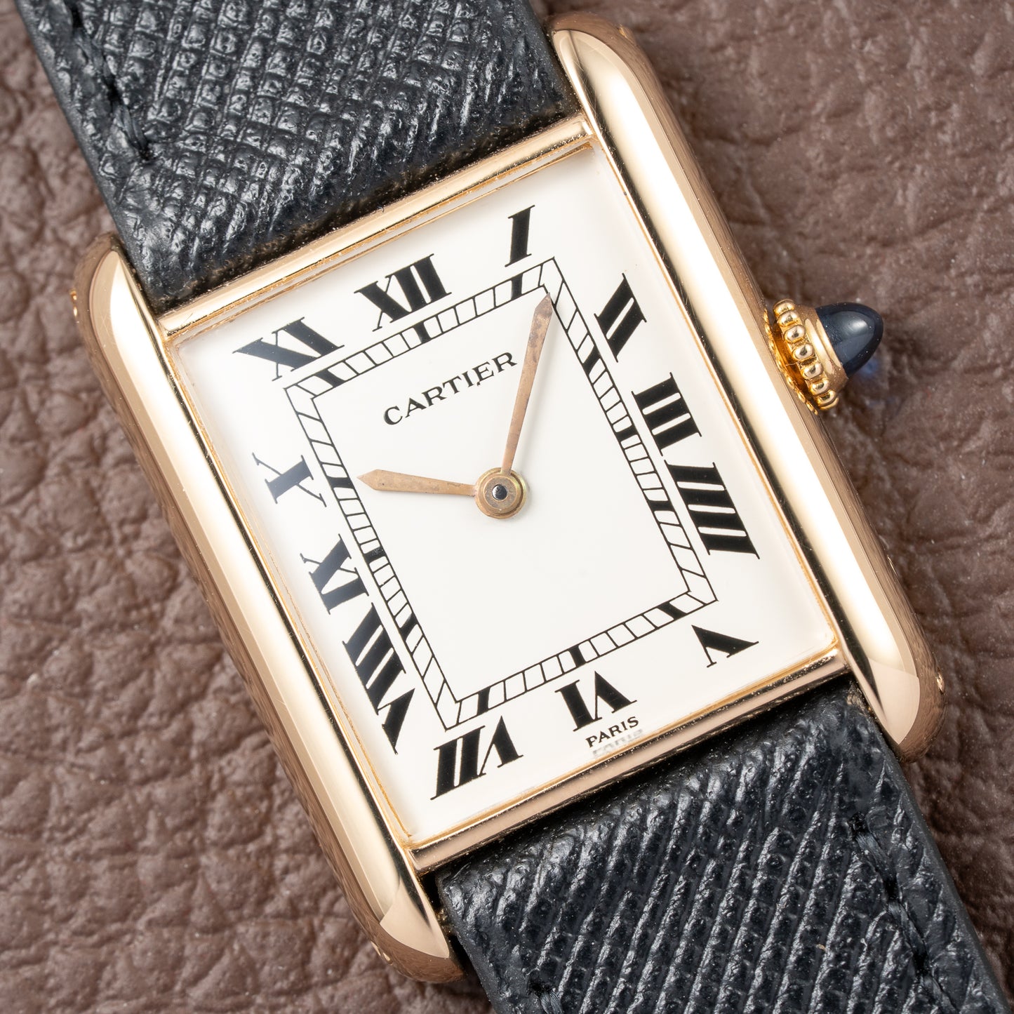 Cartier Tank Louis Paris Dial 18K Yellow Gold Ref. 78086 from 1970s