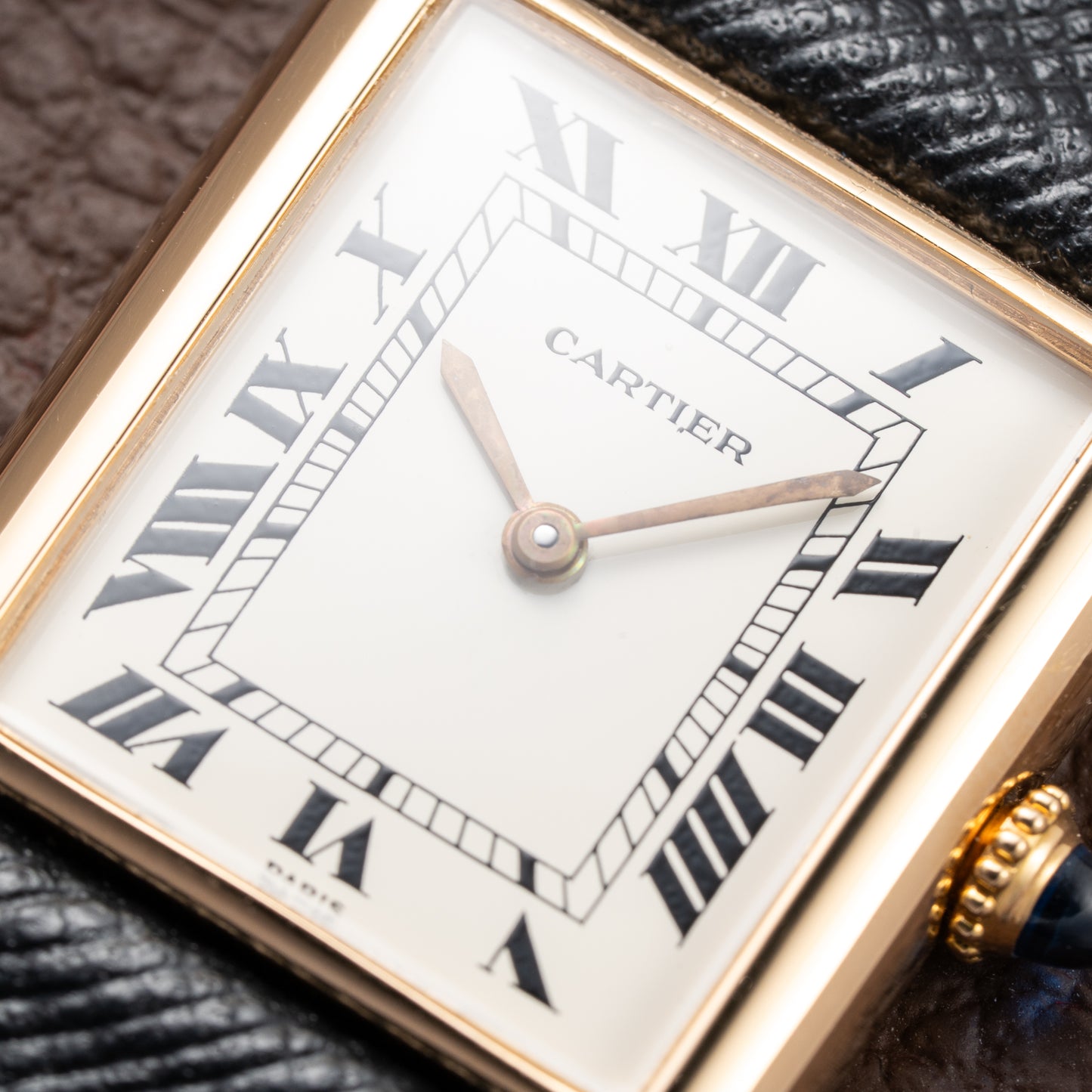 Cartier Tank Louis Paris Dial 18K Yellow Gold Ref. 78086 from 1970s