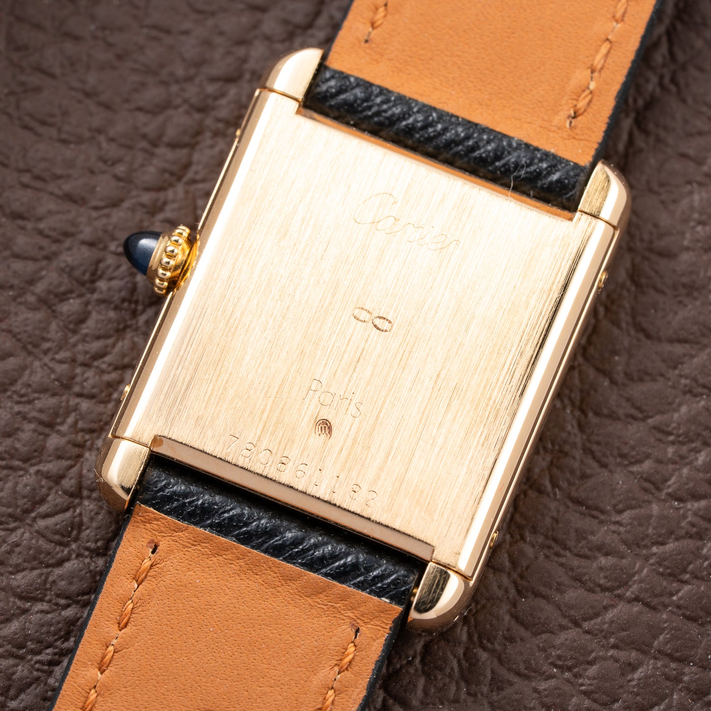 Cartier Tank Louis Paris Dial 18K Yellow Gold Ref. 78086 from 1970s