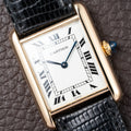 Cartier Tank Louis Paris Dial 18K Yellow Gold GM LM Ref. 78086 from 1970s