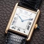 Cartier Tank Louis Paris Dial 18K Yellow Gold GM LM Ref. 78086 from 1970s