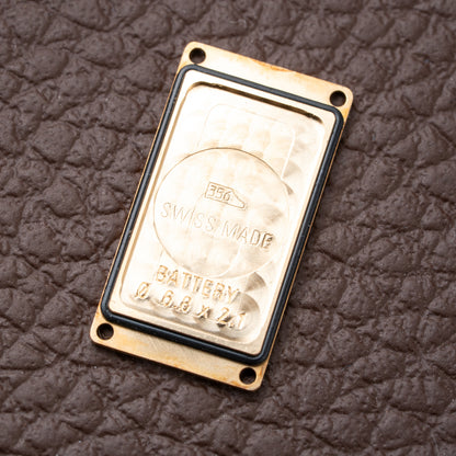 Cartier Tank Louis Mini Allongée 18K Yellow Gold with Diamond Set Case Ref. 2443 Circa 2000