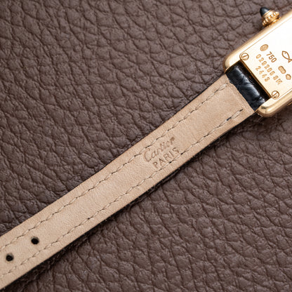 Cartier Tank Louis Mini Allongée 18K Yellow Gold with Diamond Set Case Ref. 2443 Circa 2000