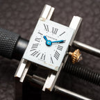 Cartier Tank Louis Mini Diamond Set Factory 18K Yellow Gold from 1970s