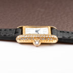 Cartier Tank Louis Mini Diamond Set Factory 18K Yellow Gold from 1970s