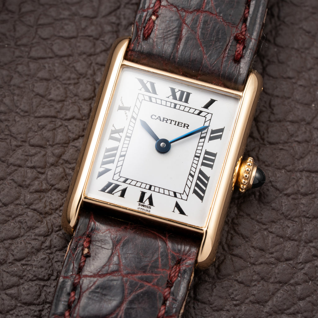 Cartier Tank Louis Mini PM Cartier Service 2y warranty Ref 67117 from 1980s