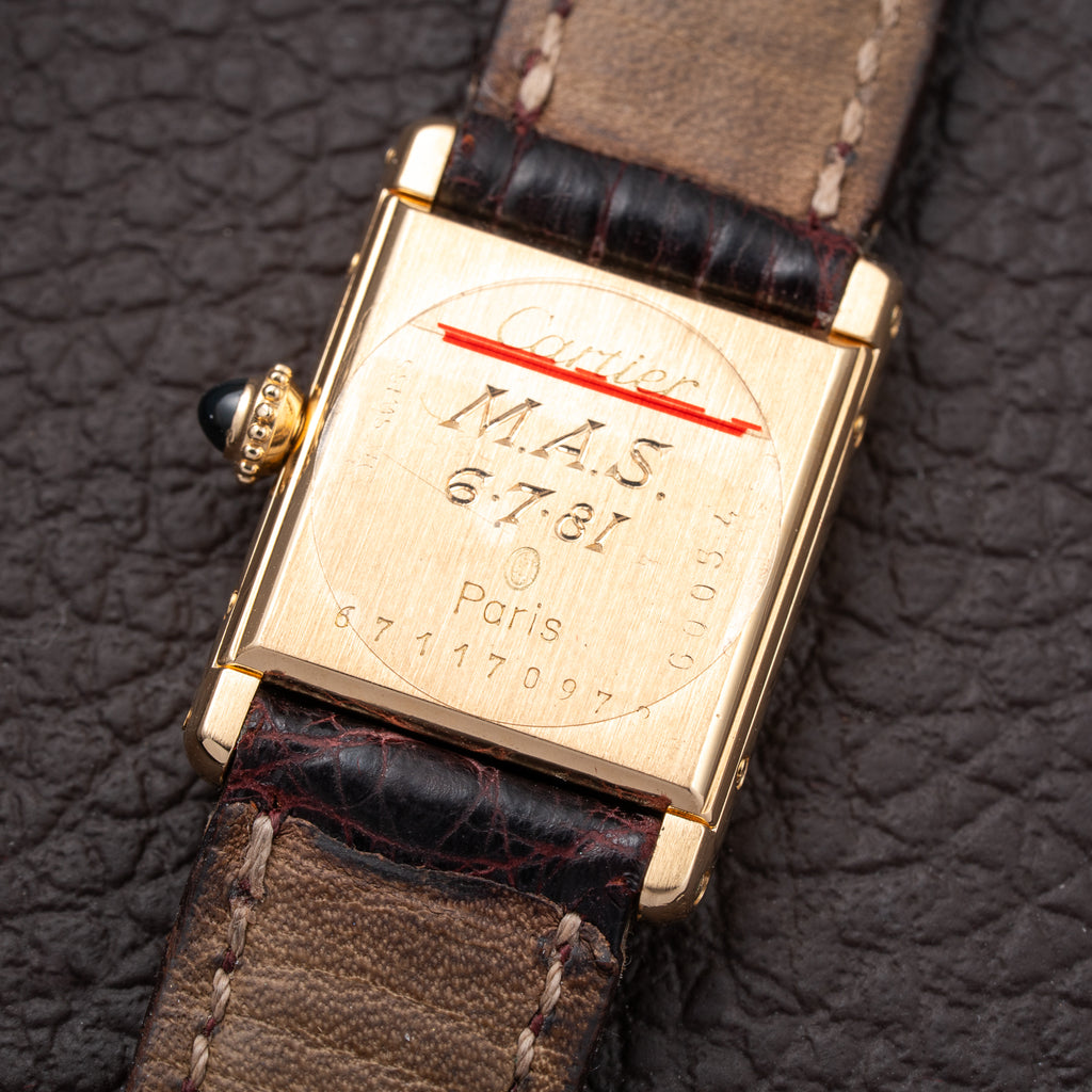 Cartier Tank Louis Mini PM Cartier Service 2y warranty Ref 67117 from 1980s
