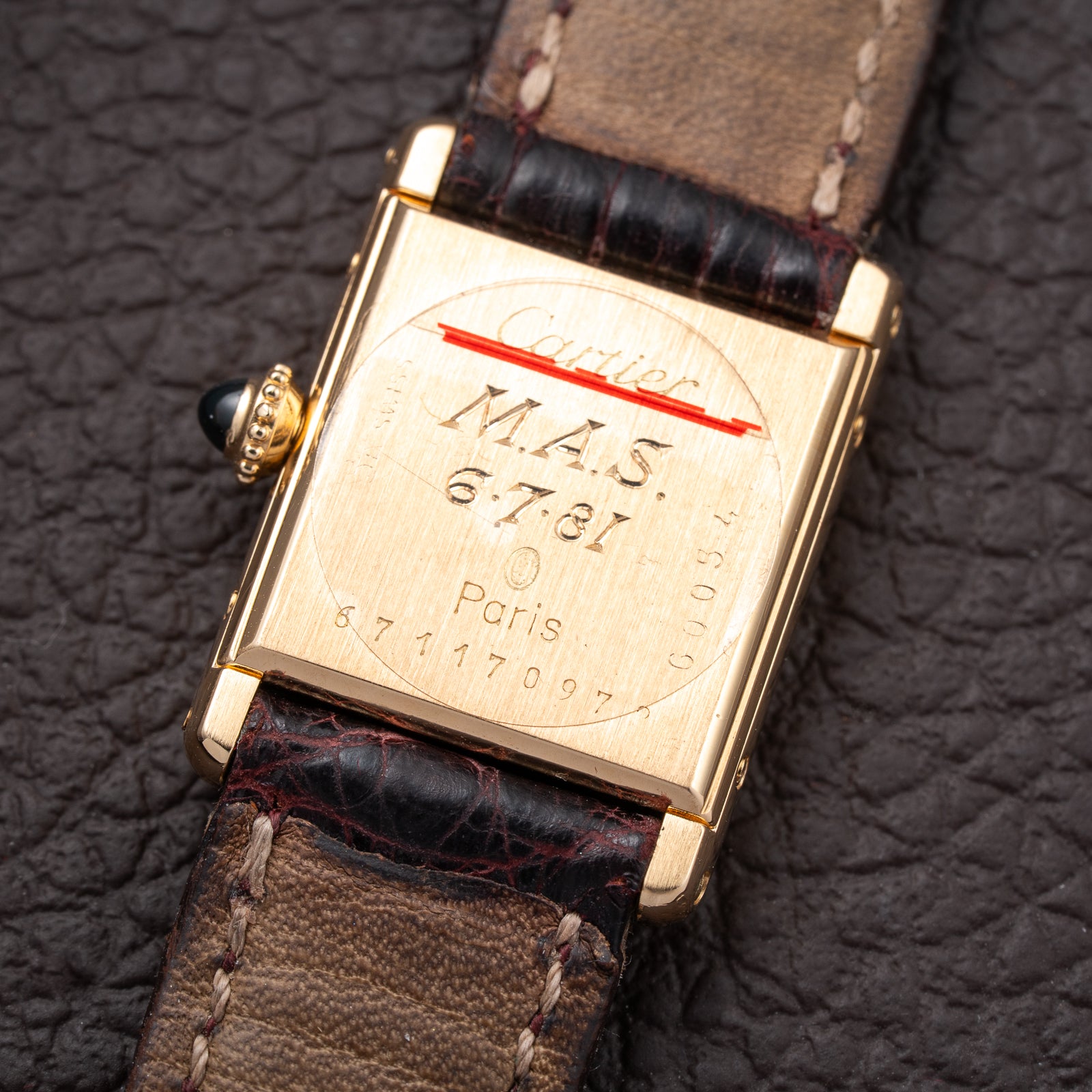Cartier Tank Louis Mini PM Cartier Service 2y warranty Ref 67117 from 1980s