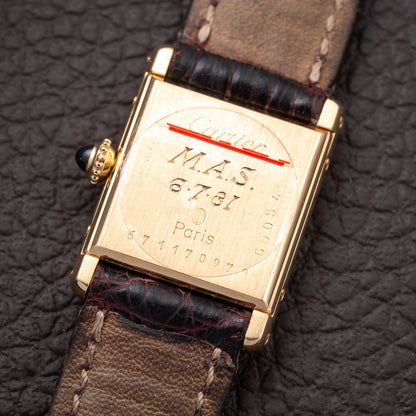 Cartier Tank Louis Mini PM Cartier Service 2y warranty Ref 67117 from 1980s