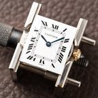 Cartier Tank Louis Paris Dial 18K Gold Pre-CPCP Ref. 878087 from 1990s