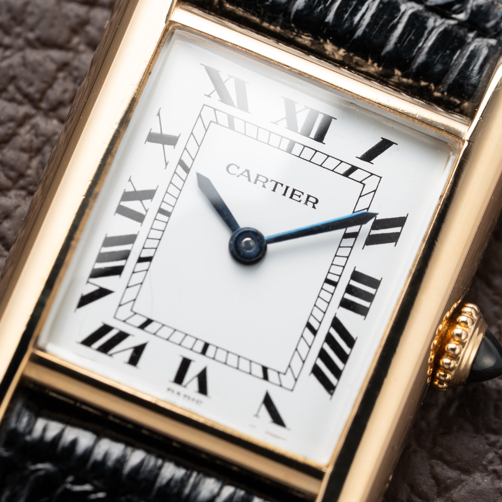 Cartier Tank Louis Paris Dial 18K Gold Pre-CPCP Ref. 878087 from 1990s