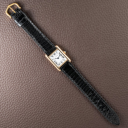 Cartier Tank Louis Paris Dial 18K Gold Pre-CPCP Ref. 878087 from 1990s