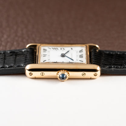 Cartier Tank Louis Paris Dial 18K Gold Pre-CPCP Ref. 878087 from 1990s