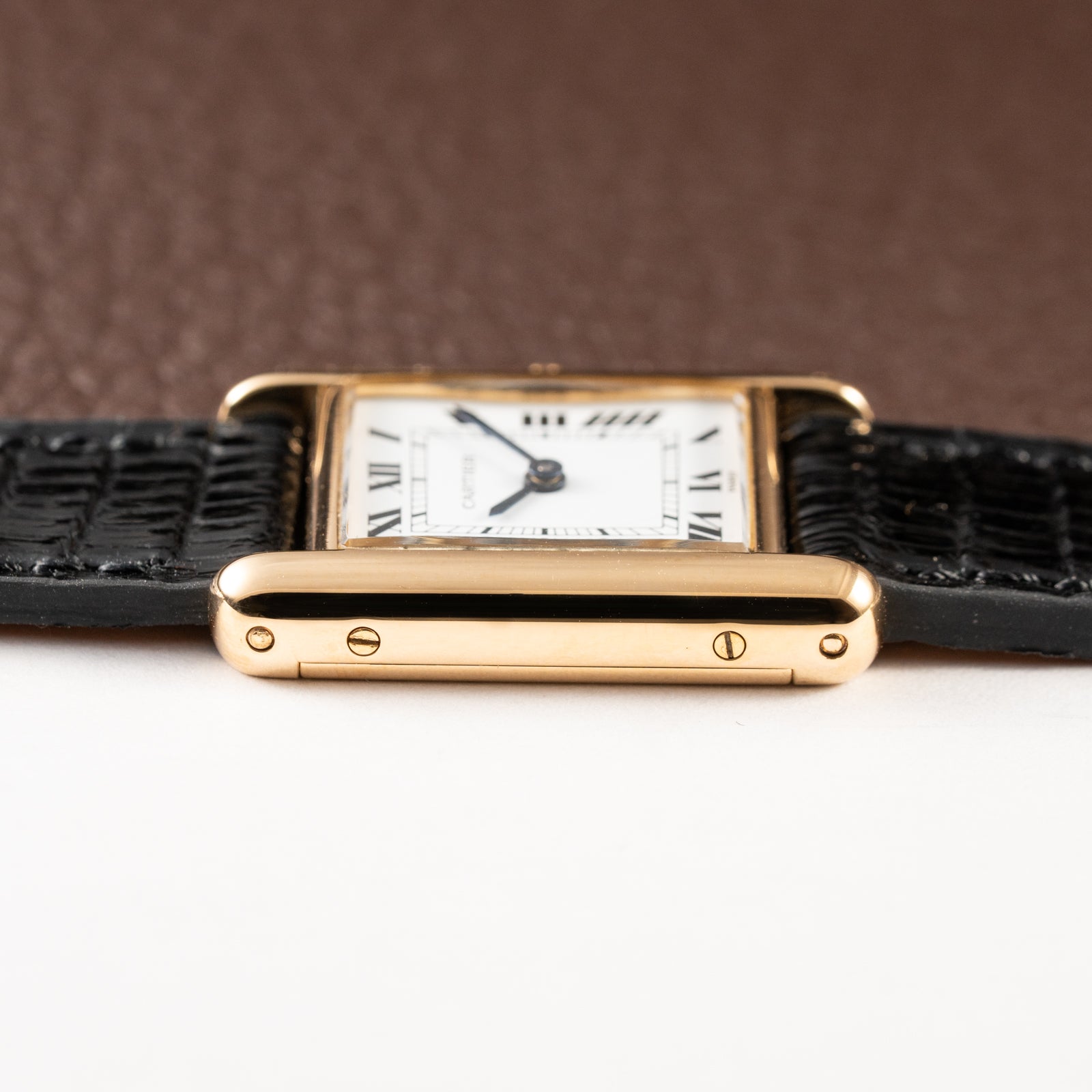 Cartier Tank Louis Paris Dial 18K Gold Pre-CPCP Ref. 878087 from 1990s
