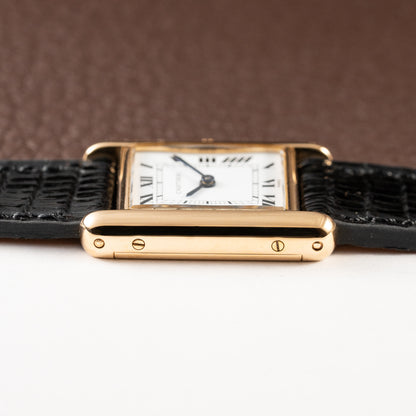 Cartier Tank Louis Paris Dial 18K Gold Pre-CPCP Ref. 878087 from 1990s