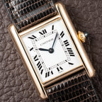 Cartier Tank Louis 'Paris' Dial 18K Yellow Gold PM Ref 78087 from 1970s