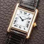 Cartier Tank Louis 'Paris' Dial 18K Yellow Gold PM Ref 78087 from 1970s