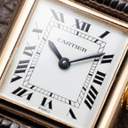 Cartier Tank Louis 'Paris' Dial 18K Yellow Gold PM Ref 78087 from 1970s