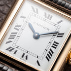 Cartier Tank Louis 'Paris' Dial 18K Yellow Gold PM Ref 78087 from 1970s