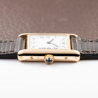 Cartier Tank Louis 'Paris' Dial 18K Yellow Gold PM Ref 78087 from 1970s