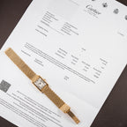Cartier Tank Louis PM Grain de Riz 18K Yellow Gold Cartier Service 2025 Ref. 86601 from 1990s