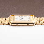 Cartier Tank Louis PM Grain de Riz 18K Yellow Gold Cartier Service 2025 Ref. 86601 from 1990s