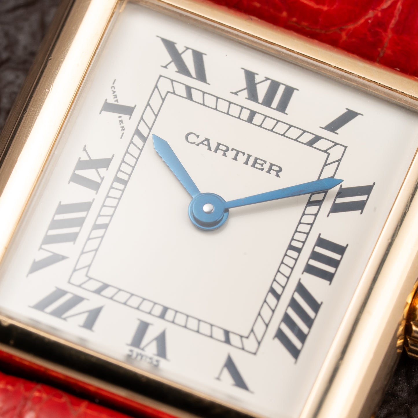Cartier Tank Louis PM Quartz Cartier Service 2026 18K Yellow Gold PM  Ref. 66001 from 1990s