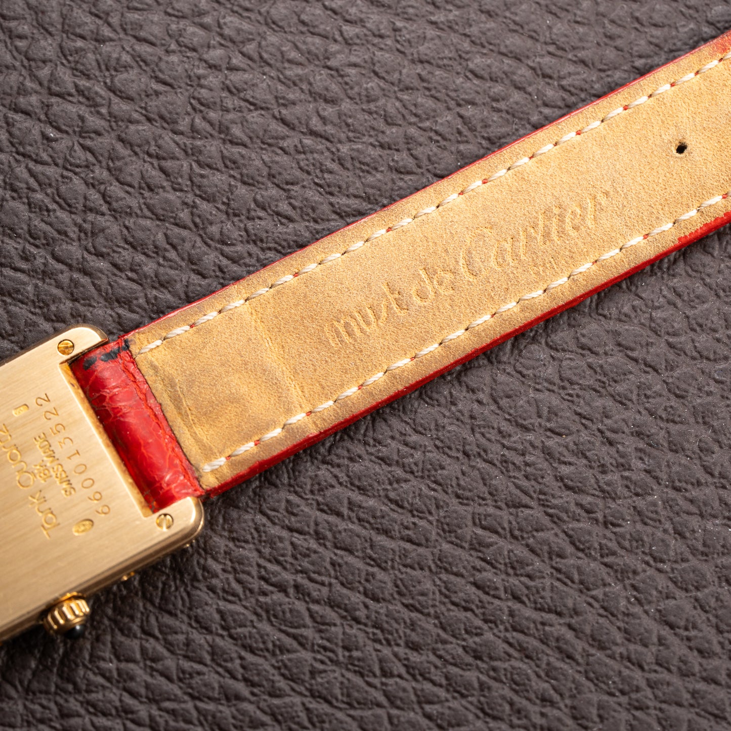 Cartier Tank Louis PM Quartz Cartier Service 2026 18K Yellow Gold PM  Ref. 66001 from 1990s