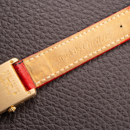 Cartier Tank Louis PM Quartz Cartier Service 2026 18K Yellow Gold PM  Ref. 66001 from 1990s