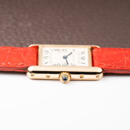 Cartier Tank Louis PM Quartz Cartier Service 2026 18K Yellow Gold PM  Ref. 66001 from 1990s