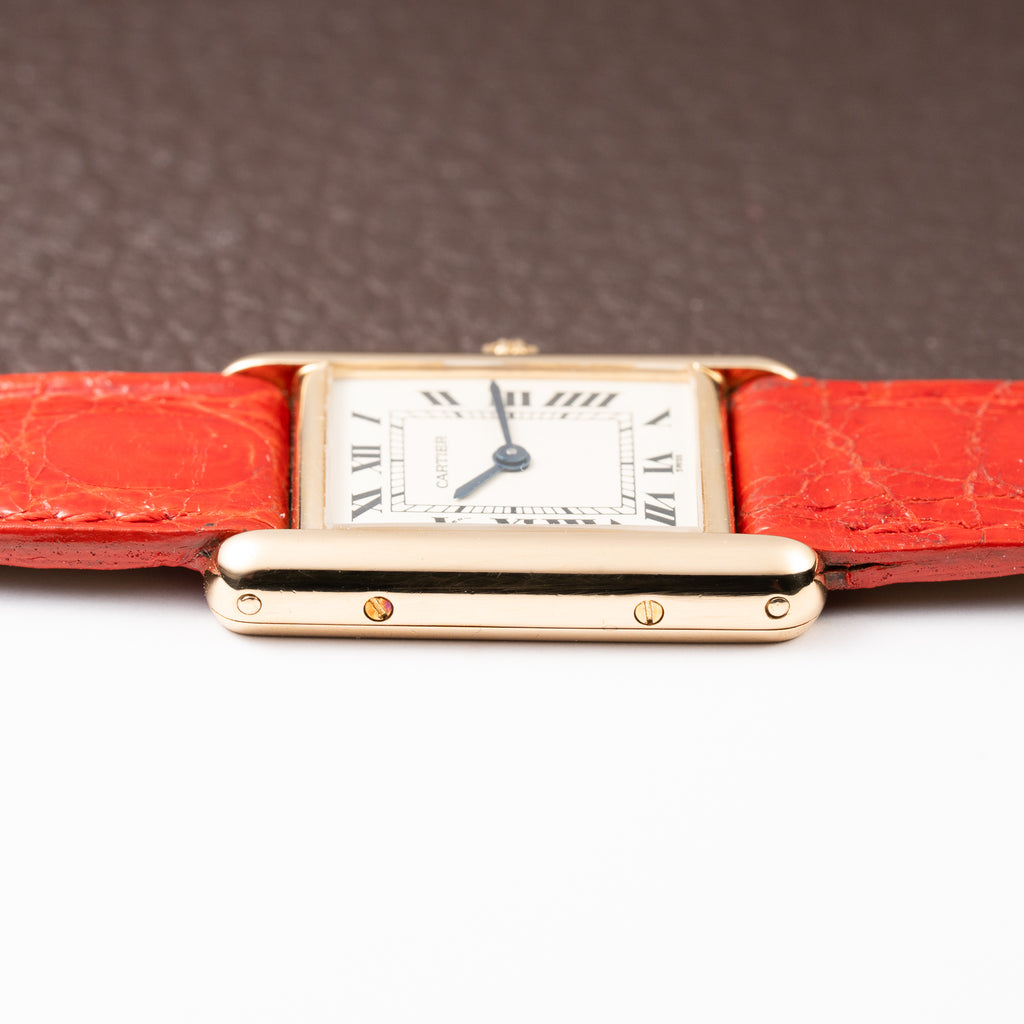 Cartier Tank Louis PM Quartz Cartier Service 2026 18K Yellow Gold PM  Ref. 66001 from 1990s