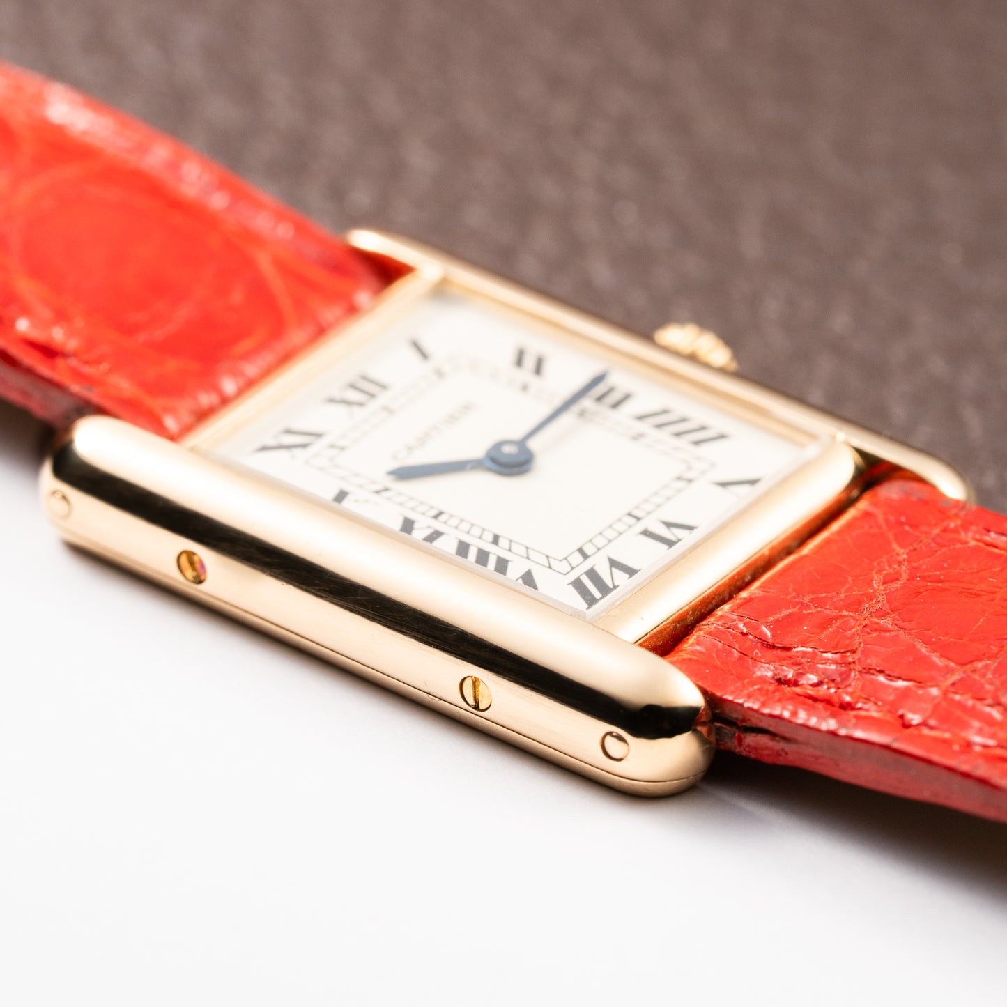 Cartier Tank Louis PM Quartz Cartier Service 2026 18K Yellow Gold PM  Ref. 66001 from 1990s