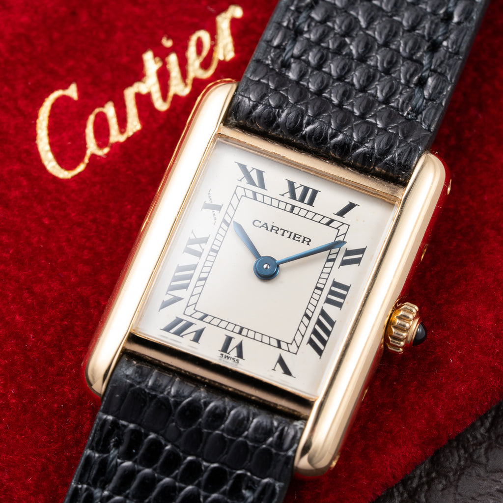 Cartier Tank Louis Lady Quartz 18K Yellow Gold PM Ref. 66001 from 1990s
