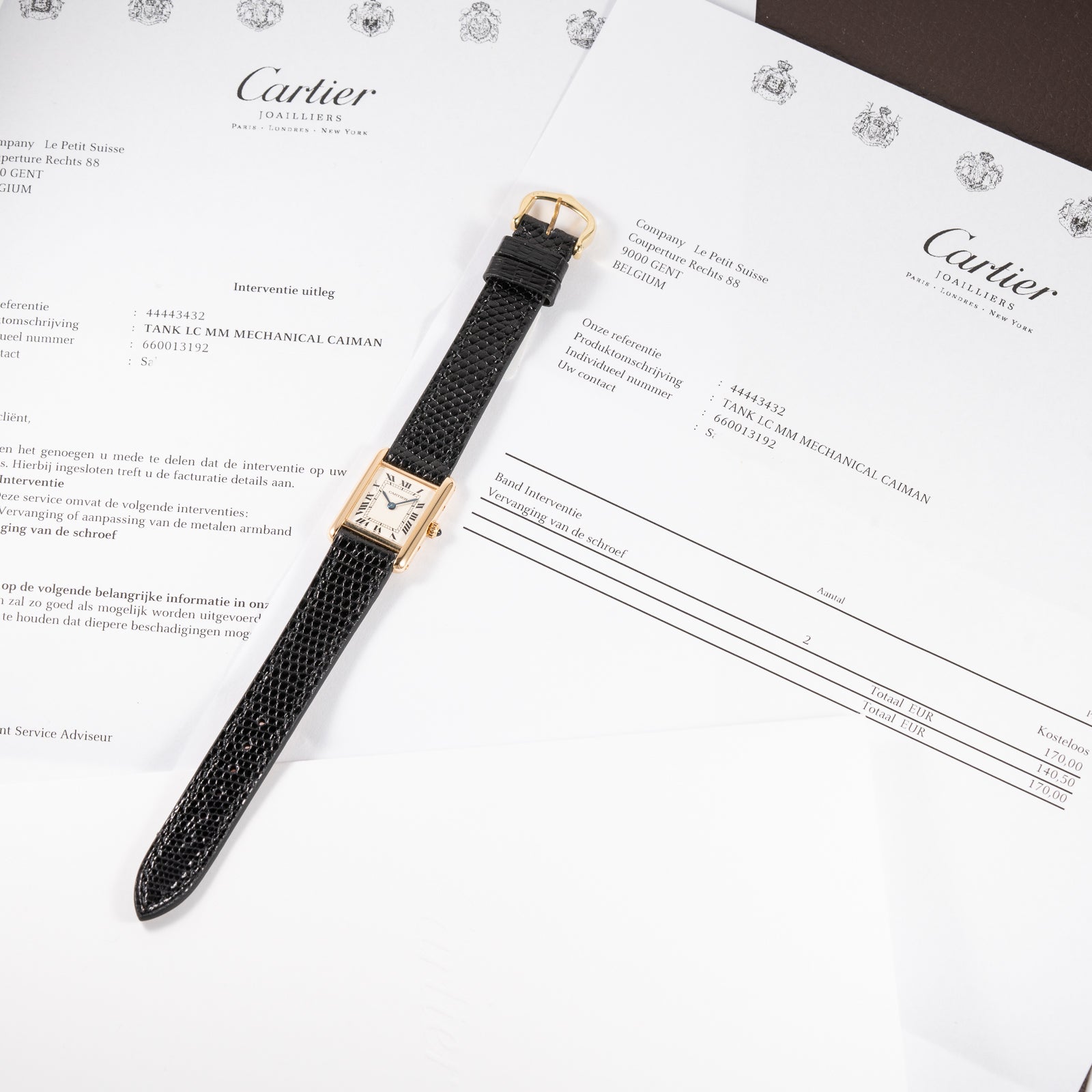 Cartier Tank Louis Lady Quartz 18K Yellow Gold PM Ref. 66001 from 1990s