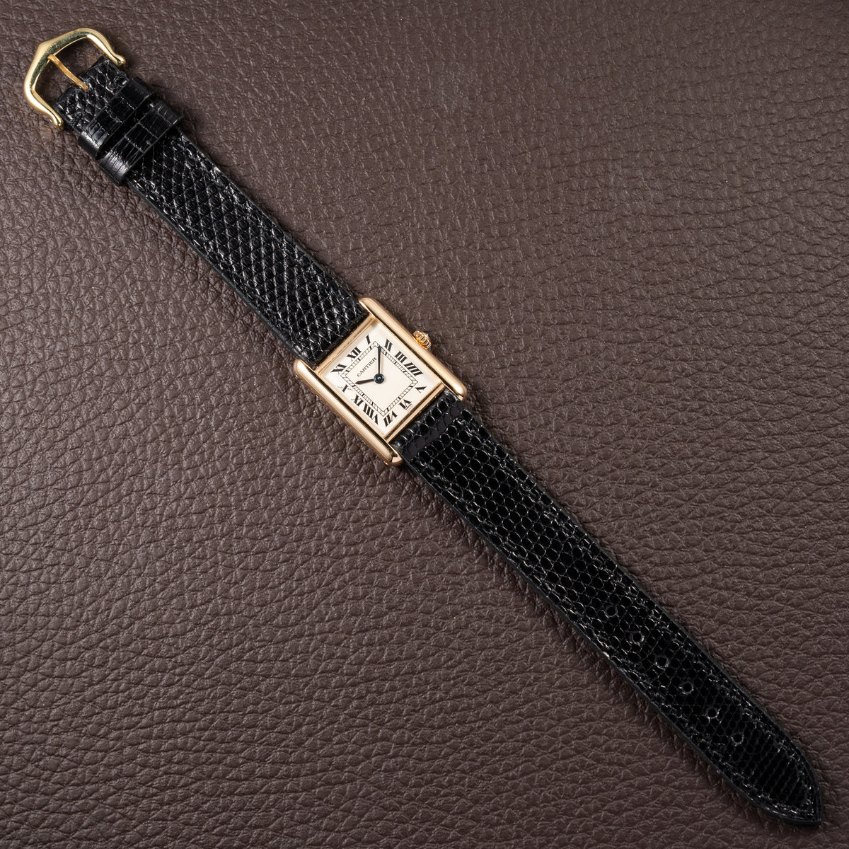 Cartier Tank Louis Lady Quartz 18K Yellow Gold PM Ref. 66001 from 1990s