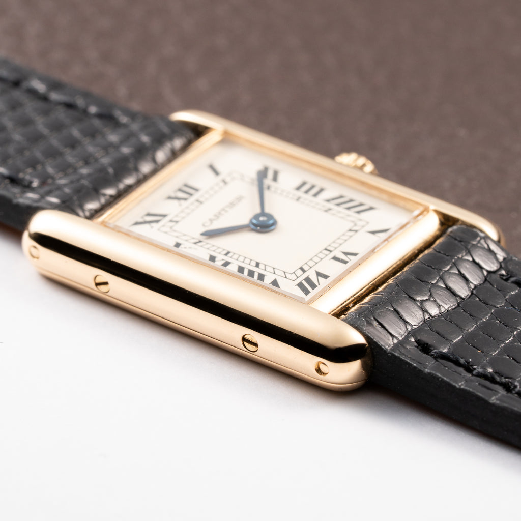 Cartier Tank Louis Lady Quartz 18K Yellow Gold PM Ref. 66001 from 1990s