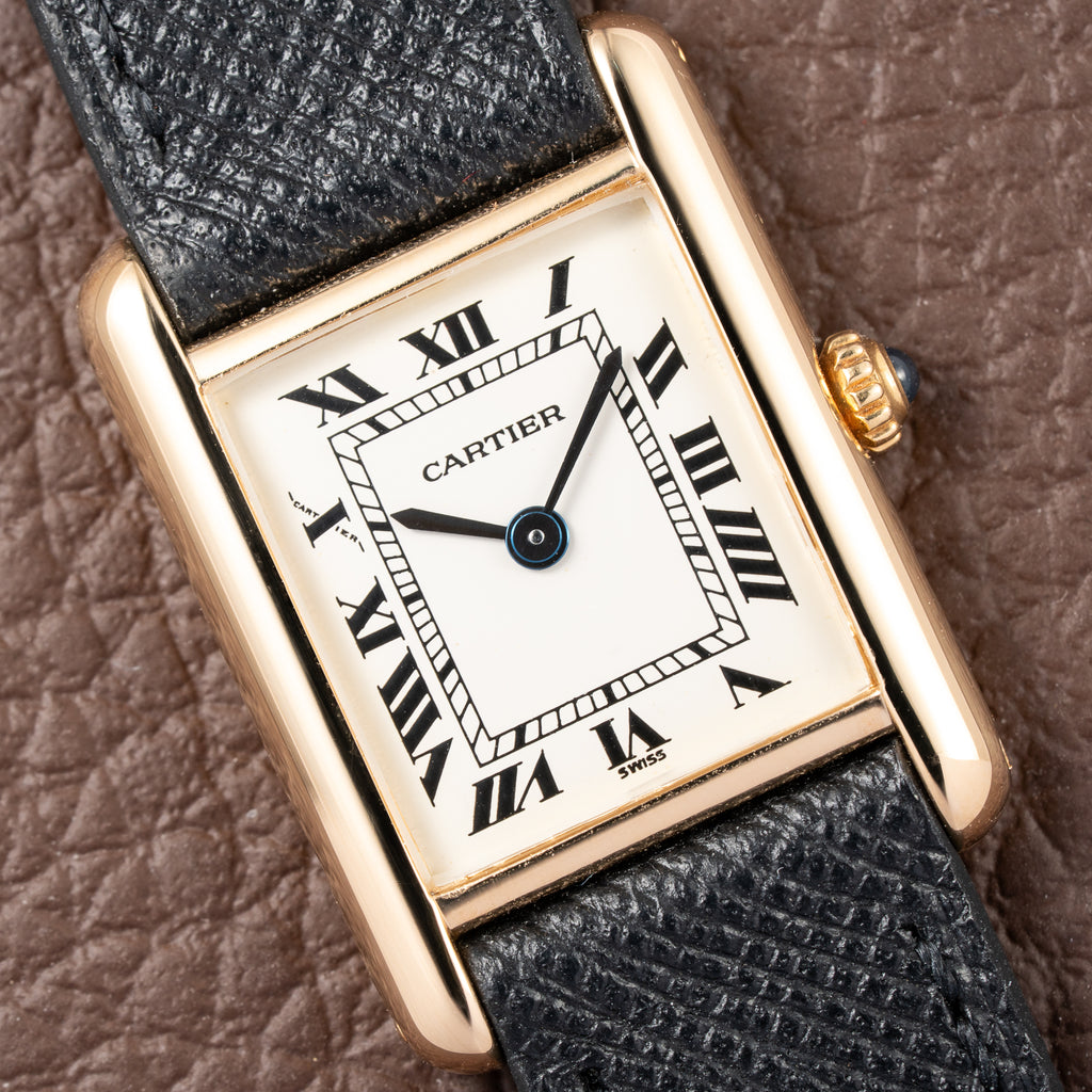 Cartier Tank Louis Lady Quartz 18K Yellow GoldPM Ref. 66001 from 1990s
