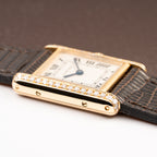 Cartier Tank Louis Factory Diamond Set 18K Yellow Gold Ref 1151 from 1990s