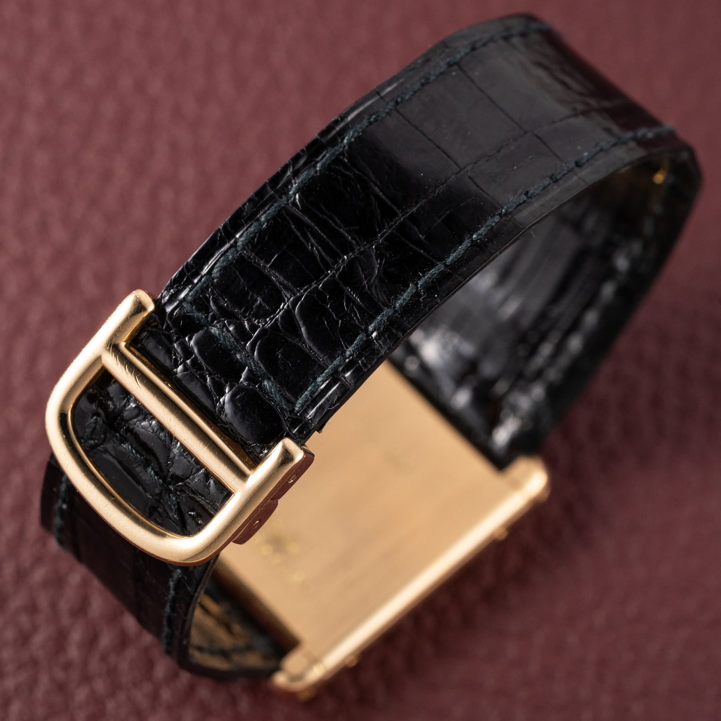 Cartier Tank Louis Paris Dial 18K Ref. 78086 with box and booklets from the 1980s