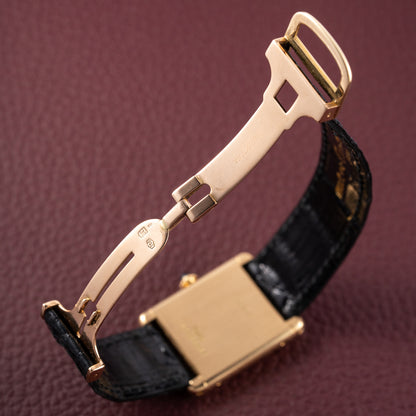Cartier Tank Louis Paris Dial 18K Ref. 78086 with box and booklets from the 1980s