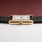 Cartier Tank Louis Paris Dial 18K Ref. 78086 with box and booklets from the 1980s