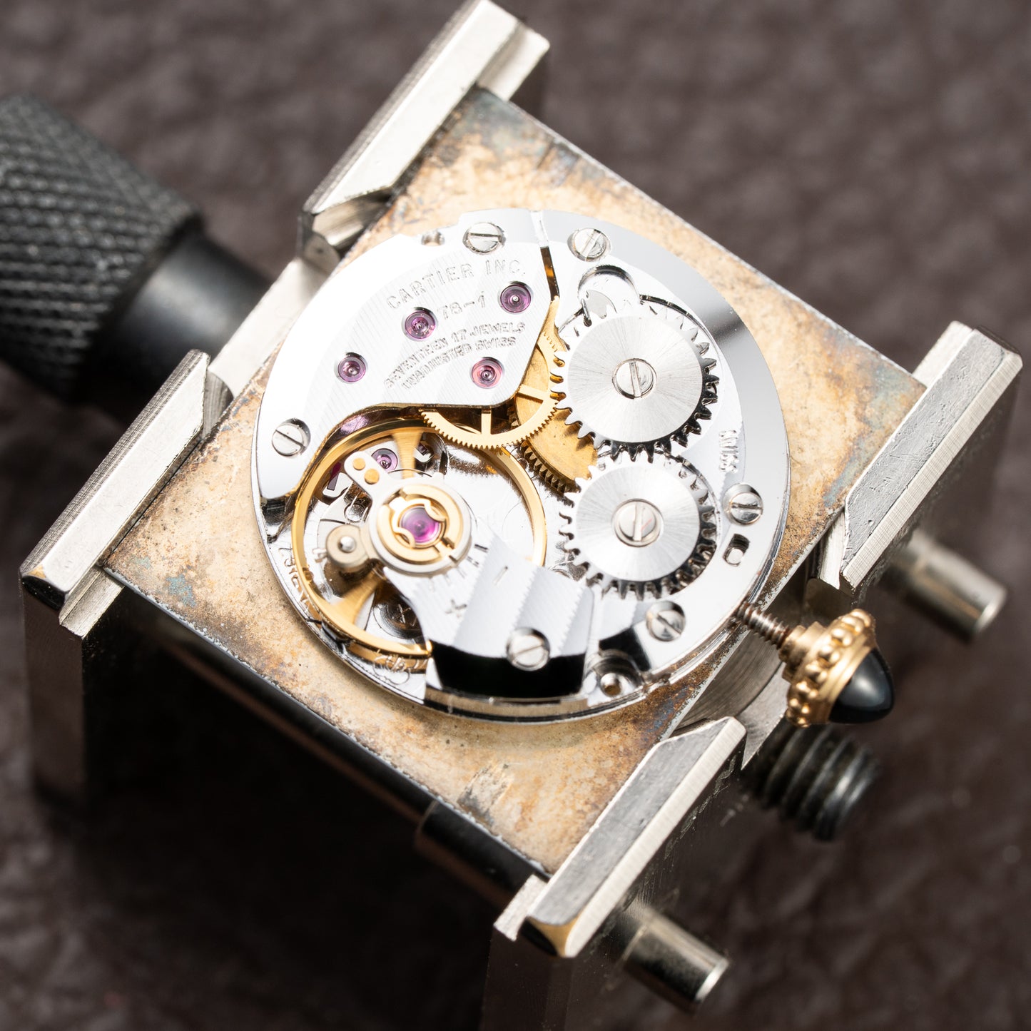 Cartier Tank Louis Paris Dial 18K Yellow Gold Ref. 78086 from 1970s