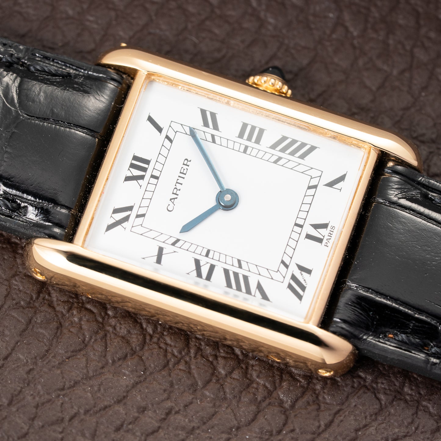 Cartier Tank Louis Paris Dial 18K Yellow Gold Ref. 78086 from 1970s