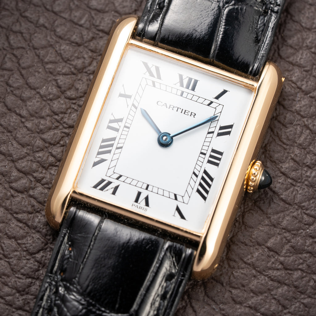 Cartier Tank Louis Paris Dial 18K Yellow Gold Ref. 78086 from 1970s