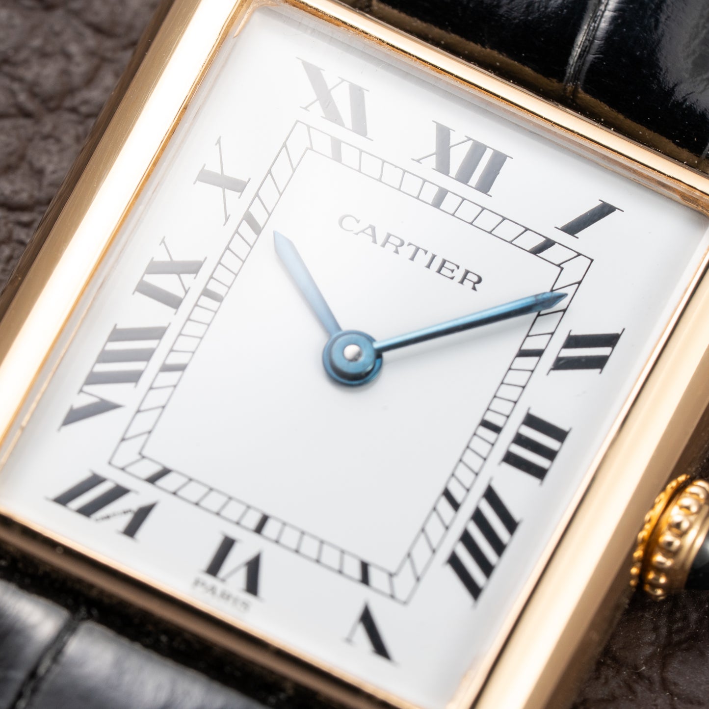 Cartier Tank Louis Paris Dial 18K Yellow Gold Ref. 78086 from 1970s